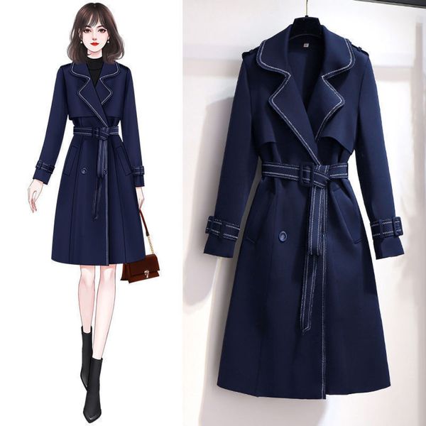 big size clothing 200 jin fat sister korean windbreaker autumn new style versatile temperament age reducing thin coat women's, Black
big size clothing 200 jin fat sister korean windbreaker autumn new style versatile temperament age reducing thin coat women's, Black