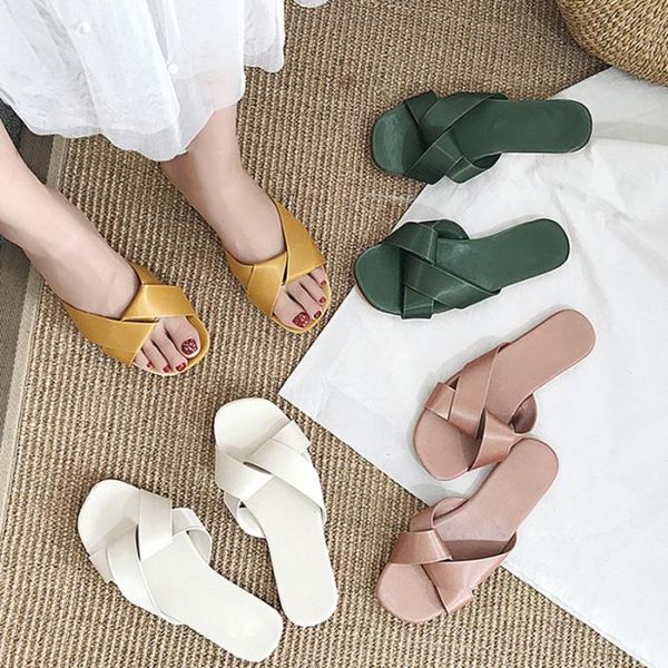 slippers ladies simple casual non-slip flat sandals shoes women for summer beach holiday zapatos de mujer, Black 
slippers ladies simple casual non-slip flat sandals shoes women for summer beach holiday zapatos de mujer, Black