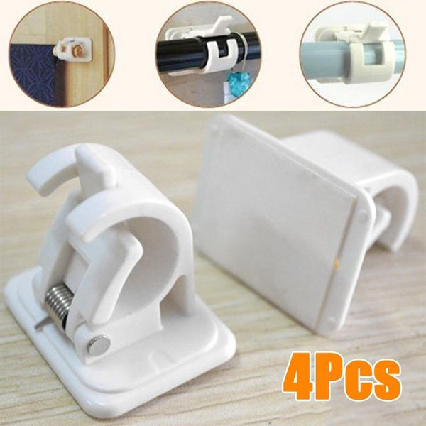 hooks & rails 4pcs curtain rods bracket hanger crossbar wall organizer rack strong hanging rod end without trace adhesive
hooks & rails 4pcs curtain rods bracket hanger crossbar wall organizer rack strong hanging rod end without trace adhesive