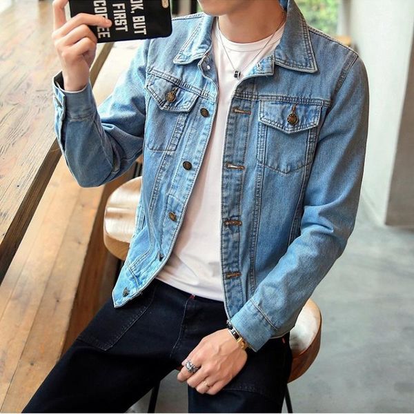 men's jackets solid casual cotton denim jacket men plus size m-4xl lapel single breasted jeans autumn slim fit quality mens, Black;brown
men's jackets solid casual cotton denim jacket men plus size m-4xl lapel single breasted jeans autumn slim fit quality mens, Black;brown
