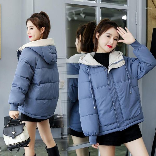 women's down & parkas stand collar 2021 fashion winter jacket women cotton padded outwear hooded 7 colors female short coat solid parka, Black
women's down & parkas stand collar 2021 fashion winter jacket women cotton padded outwear hooded 7 colors female short coat solid parka, Black