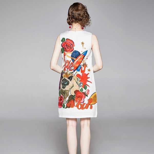 sleeveless female summer in an elegant woman's at knee height the line her neck size dressed printing party vm2i, Black;gray
sleeveless female summer in an elegant woman's at knee height the line her neck size dressed printing party vm2i, Black;gray