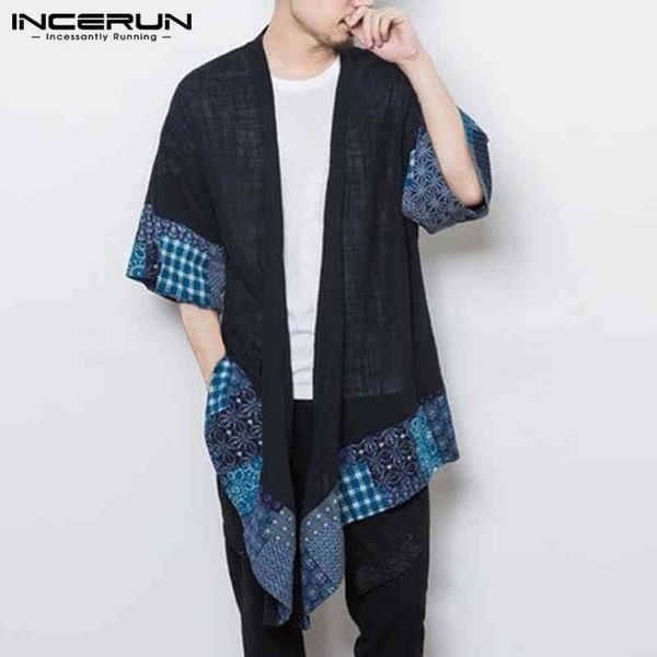 incerun men's cotton windbreaker, 3 / 4 sve coat, irregular kimono, patchwork, chine, retro, cardigan, Tan;black
incerun men's cotton windbreaker, 3 / 4 sve coat, irregular kimono, patchwork, chine, retro, cardigan, Tan;black