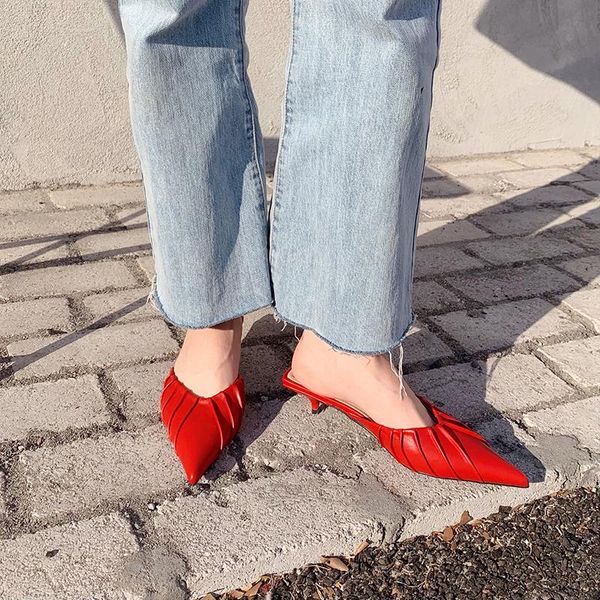 slippers summer women pointed toe casual shallow sandals slides thin low heels mules shoes flip flops fashion pumps, Black
slippers summer women pointed toe casual shallow sandals slides thin low heels mules shoes flip flops fashion pumps, Black