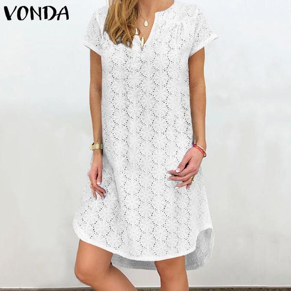 party dresses vonda summer solid dress hollow lace mini women bohemian sundress 2021 casual asymmetrical vestidos plus size, White;black
party dresses vonda summer solid dress hollow lace mini women bohemian sundress 2021 casual asymmetrical vestidos plus size, White;black