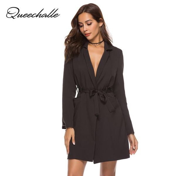 women's suits & blazers queechalle white black long sleeve blazer coat female cross v-neck belt ties suit jacket office lady workwear
women's suits & blazers queechalle white black long sleeve blazer coat female cross v-neck belt ties suit jacket office lady workwear