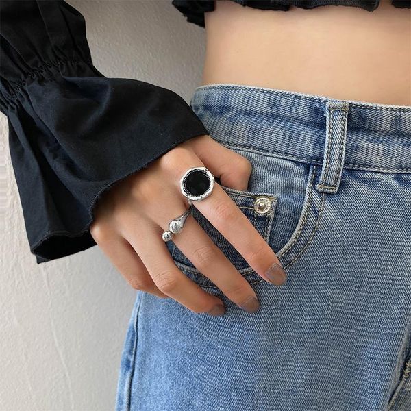 wedding rings myqis vintage water drop black finger ring for women girl 2021 trend aesthatic metallic adjustable open jewelry ringen, Slivery;golden
wedding rings myqis vintage water drop black finger ring for women girl 2021 trend aesthatic metallic adjustable open jewelry ringen, Slivery;golden