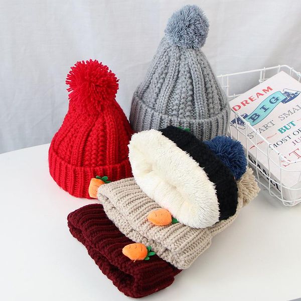 caps & hats plush warm winter baby boy girl hat cute carrot beanie toddler kids pompom crochet outdoor ear protection bonnet, Yellow
caps & hats plush warm winter baby boy girl hat cute carrot beanie toddler kids pompom crochet outdoor ear protection bonnet, Yellow