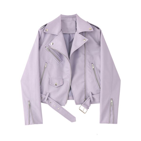 2021 autumn new winter fashion long sleeve multi-purple zipper motorcycle style short leather jacket x9mr, Black
2021 autumn new winter fashion long sleeve multi-purple zipper motorcycle style short leather jacket x9mr, Black