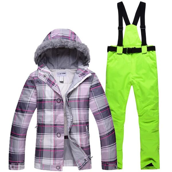 skiing jackets winter ski wear women's windproof warm padded suit and pants fur collar outdoor plaid jacket sports
skiing jackets winter ski wear women's windproof warm padded suit and pants fur collar outdoor plaid jacket sports