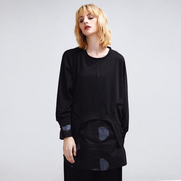 women's hoodies & sweatshirts 2021 women blouses plus size spring winter long sleeve big shirt clothing boho korean street, Black
women's hoodies & sweatshirts 2021 women blouses plus size spring winter long sleeve big shirt clothing boho korean street, Black