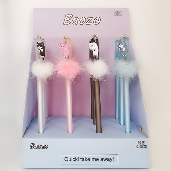 creative korean student stationery hanging cat pendant neutral pen color mink hair ball
creative korean student stationery hanging cat pendant neutral pen color mink hair ball