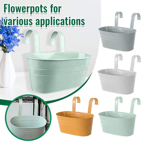 planters & pots garden hanging flower pot double hook oval bucket plant planter with detachable tin for home decor
planters & pots garden hanging flower pot double hook oval bucket plant planter with detachable tin for home decor