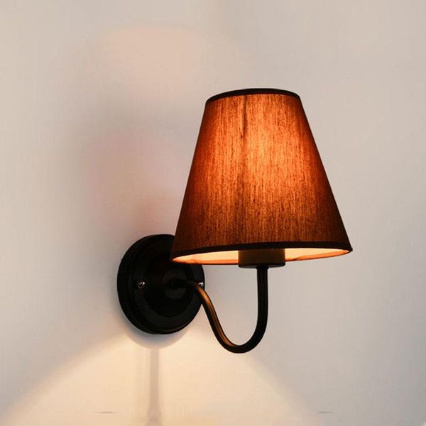 wall lamps lamp e27 light modern sconce 90-265v reading mounted glass sconces led