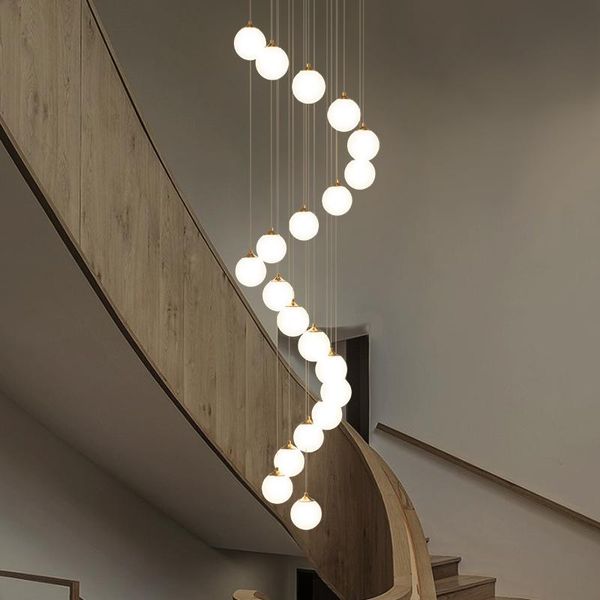 pendant lamps modern duplex apartment stair chandeilers all copper aesthetics glass ball chandelier luxury el villa lobby hanging light
pendant lamps modern duplex apartment stair chandeilers all copper aesthetics glass ball chandelier luxury el villa lobby hanging light