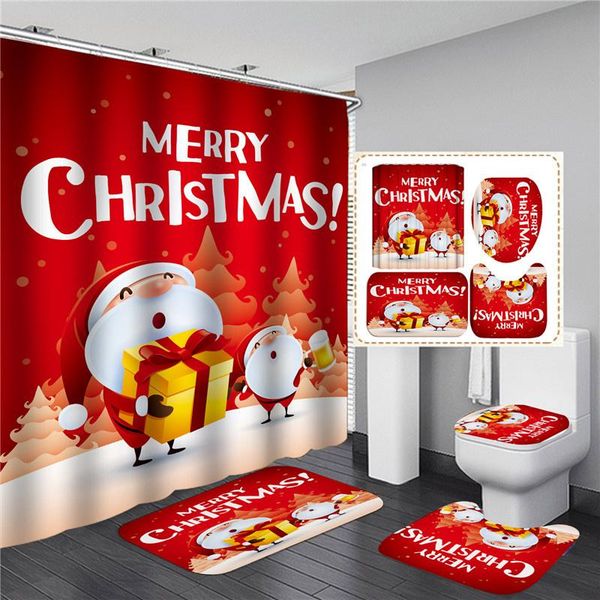 shower curtains red merry christmas set with rug carpet waterpeoof bathtub bathroom screen toilet partition festival decoration
shower curtains red merry christmas set with rug carpet waterpeoof bathtub bathroom screen toilet partition festival decoration