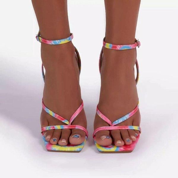 sandals 2021 summer women's ankle cross strap female high heels square toe ladies design woman pumps party dress shoes, Black
sandals 2021 summer women's ankle cross strap female high heels square toe ladies design woman pumps party dress shoes, Black