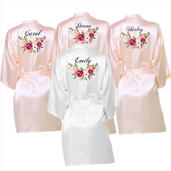 flower print silk satin long womens sleepwears robe custom name wedding bride bridesmaid kimono bathrobe, Black;red
flower print silk satin long womens sleepwears robe custom name wedding bride bridesmaid kimono bathrobe, Black;red