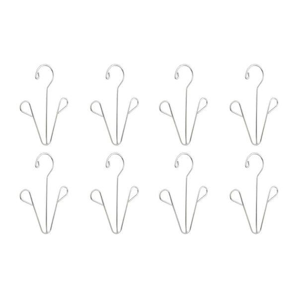 4pcs household stainless steel shoes drying rack hanger hook hanging shelf organizer (silver)
4pcs household stainless steel shoes drying rack hanger hook hanging shelf organizer (silver)