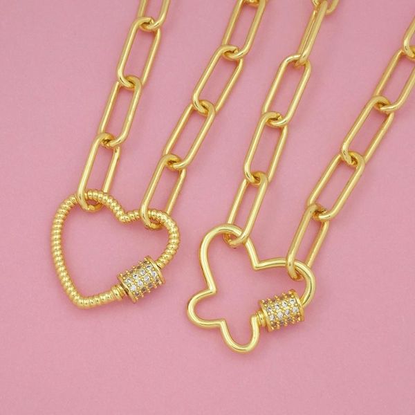 chains gold carabiner lock heart necklace chain diy jewelry e girl statement chunky zirconia butterfly pendant, Silver
chains gold carabiner lock heart necklace chain diy jewelry e girl statement chunky zirconia butterfly pendant, Silver
