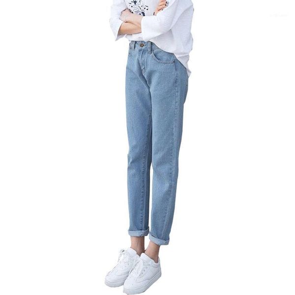 women's jeans autumn women fashionable blue high waist loose denim female harem pants trousers boyfriend for k31
women's jeans autumn women fashionable blue high waist loose denim female harem pants trousers boyfriend for k31