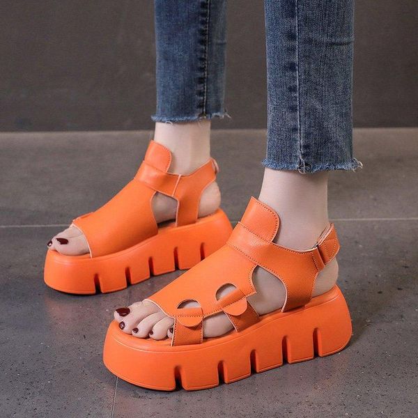 sandals platform wedge women thick sole summer candy colors open toe zapatos mujer, Black
sandals platform wedge women thick sole summer candy colors open toe zapatos mujer, Black