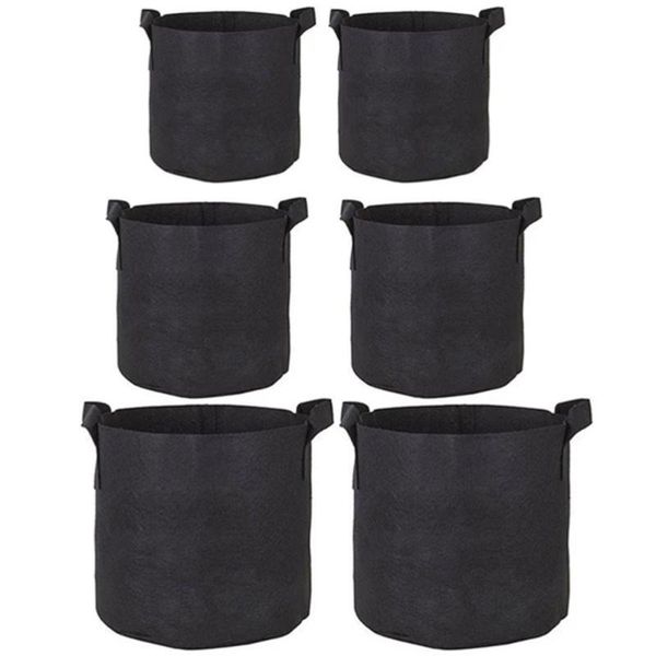 planters & pots 1 set/5pcs 5 gallons felt planting bag round pouch practical gardening portable garden plants cultivation
planters & pots 1 set/5pcs 5 gallons felt planting bag round pouch practical gardening portable garden plants cultivation