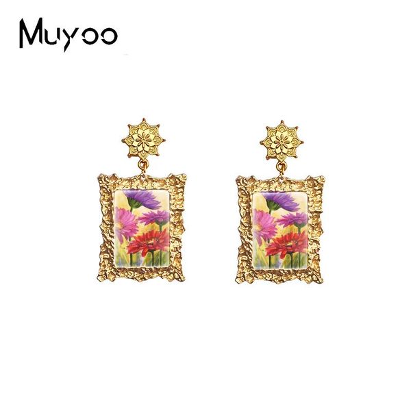 dangle & chandelier elegant fresh style little daisies floret paintings retro mandala dangles colorful daisy handcraft glass cabochon earrin, Silver
dangle & chandelier elegant fresh style little daisies floret paintings retro mandala dangles colorful daisy handcraft glass cabochon earrin, Silver