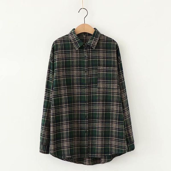 2021 new plaid shirts women loose blouses long sleeve checked female clothes outwear spring news i04i, White
2021 new plaid shirts women loose blouses long sleeve checked female clothes outwear spring news i04i, White