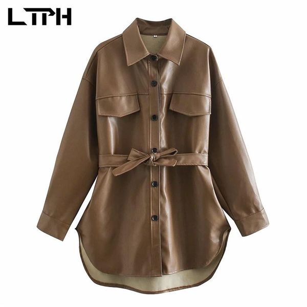 casual dresses ltph vintage all-match pu leather women dress single breasted sashes slim loose elegant 2021 spring autumn, Black;gray
casual dresses ltph vintage all-match pu leather women dress single breasted sashes slim loose elegant 2021 spring autumn, Black;gray
