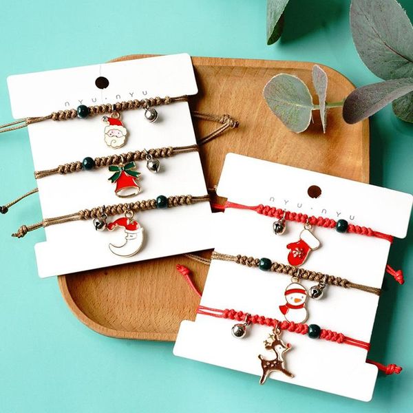 charm bracelets 2022 fashion christmas santa claus elk snowman candy party braided rope jewelry festival gifts, Golden;silver
charm bracelets 2022 fashion christmas santa claus elk snowman candy party braided rope jewelry festival gifts, Golden;silver