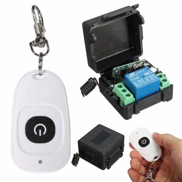 smart home control simple dc 12v single channel relay module rf wireless switch receiver + remote transmitter diy kit
smart home control simple dc 12v single channel relay module rf wireless switch receiver + remote transmitter diy kit