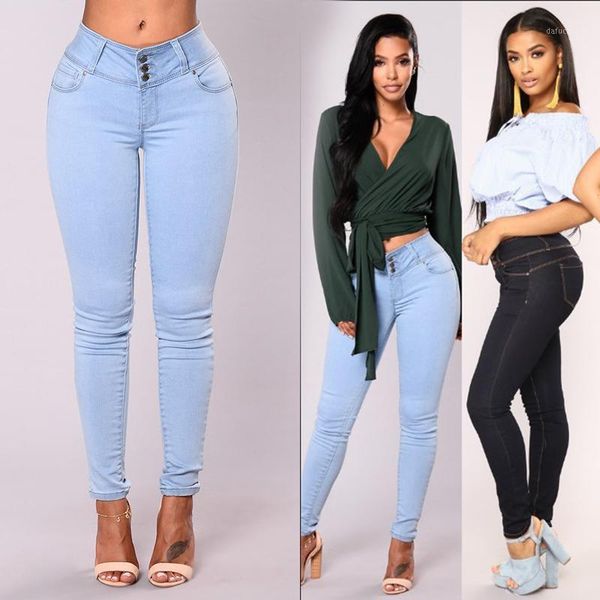 stretch slim pants length ladies jeans women waist skinny soft and comfortable denim women's, Blue
stretch slim pants length ladies jeans women waist skinny soft and comfortable denim women's, Blue