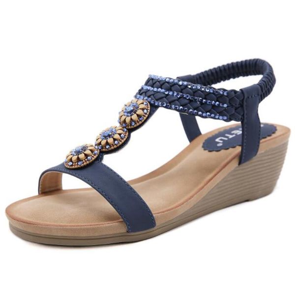 sandals fashion rhinestone summer women wedges cozy ladies casual female beach shoes sandalias de las mujeres q207, Black
sandals fashion rhinestone summer women wedges cozy ladies casual female beach shoes sandalias de las mujeres q207, Black