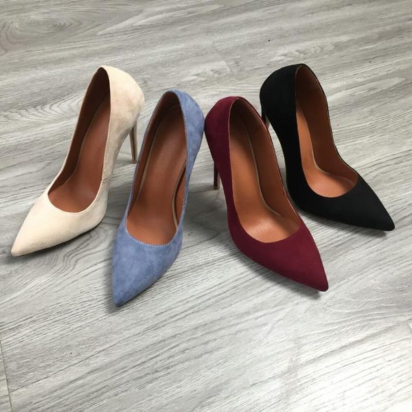 dress shoes fashion suede classic pumps high heel women pointed toe 12cm office blue beige winered black heels 2021
dress shoes fashion suede classic pumps high heel women pointed toe 12cm office blue beige winered black heels 2021