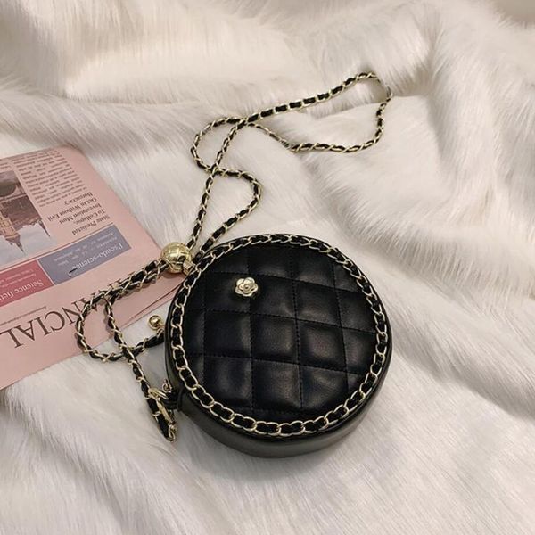 evening bags lattice mini round crossbody bag 2021 fashion high-quality pu leather women's designer handbag chain shoulder messenger
evening bags lattice mini round crossbody bag 2021 fashion high-quality pu leather women's designer handbag chain shoulder messenger