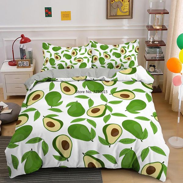 bedding sets 3d fruit avocado set duvet cover with pillowcase soft full single double king size home textiles
bedding sets 3d fruit avocado set duvet cover with pillowcase soft full single double king size home textiles