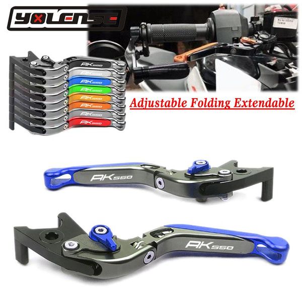 motorcycle brakes logo ak550 cnc folding extendable brake clutch levers scooter for kymco ak 550 2021
motorcycle brakes logo ak550 cnc folding extendable brake clutch levers scooter for kymco ak 550 2021