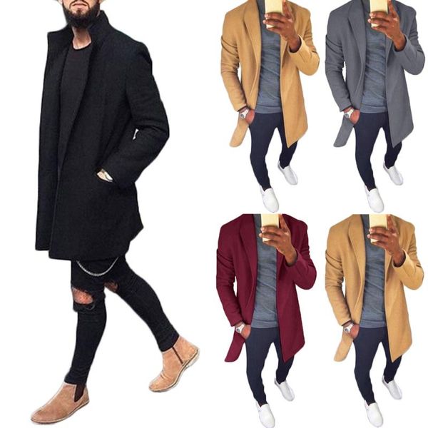 men's wool & blends winter jacket men blend autumn windbreaker high-quality coat outwear mens coats casual warm thicken jackets, Black
men's wool & blends winter jacket men blend autumn windbreaker high-quality coat outwear mens coats casual warm thicken jackets, Black
