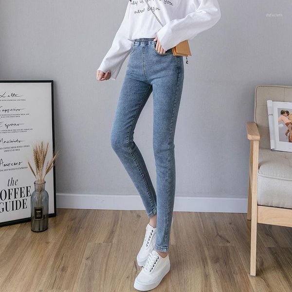 basic solid elastic waist pencil jeans for women plus size 5xl skinny stretch denim pants spring casual slim trousers female women's, Blue
basic solid elastic waist pencil jeans for women plus size 5xl skinny stretch denim pants spring casual slim trousers female women's, Blue