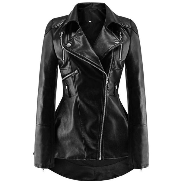 women's jackets sisjuly women pu jacket casual gothic black punk slim lapel zipper solid coat office lady female fashion goth overcoat, Black;brown
women's jackets sisjuly women pu jacket casual gothic black punk slim lapel zipper solid coat office lady female fashion goth overcoat, Black;brown