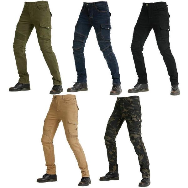 men's jeans motorcycle trousers with protective gear and anti-fall cycling, Blue
men's jeans motorcycle trousers with protective gear and anti-fall cycling, Blue