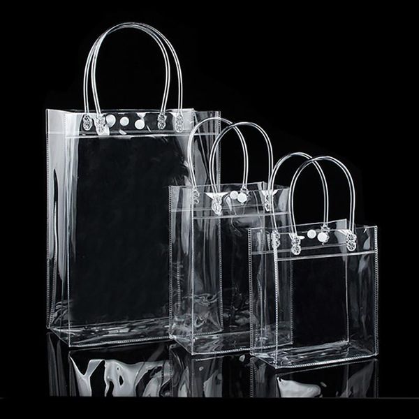 packing bags 10pc transparent shopping bag clothing jewelry store tote waterproof pvc gift environmentally travel storage
packing bags 10pc transparent shopping bag clothing jewelry store tote waterproof pvc gift environmentally travel storage