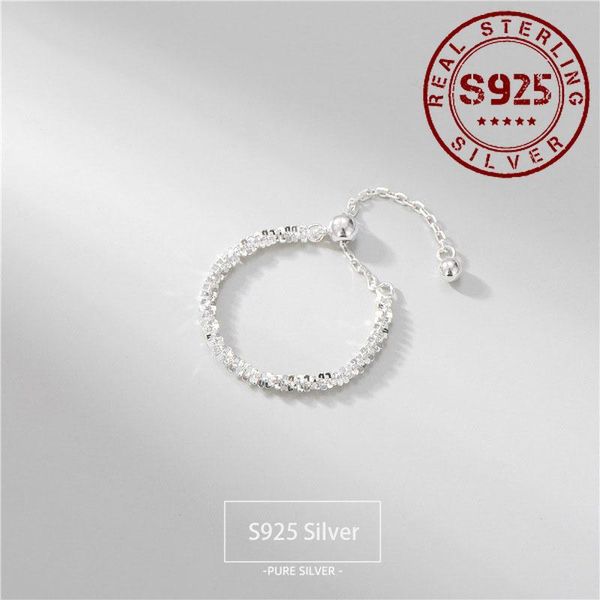 cluster rings 925 solid silver ring for women resizable fashion charm sterling bride wedding jewelry accessories gift, Golden;silver
cluster rings 925 solid silver ring for women resizable fashion charm sterling bride wedding jewelry accessories gift, Golden;silver