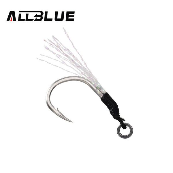 fishing hooks allblue 6pcs/lot metal jig tail assist hook short pe line feather solid ring jigging spoon saltwater for 10-60g lure
fishing hooks allblue 6pcs/lot metal jig tail assist hook short pe line feather solid ring jigging spoon saltwater for 10-60g lure