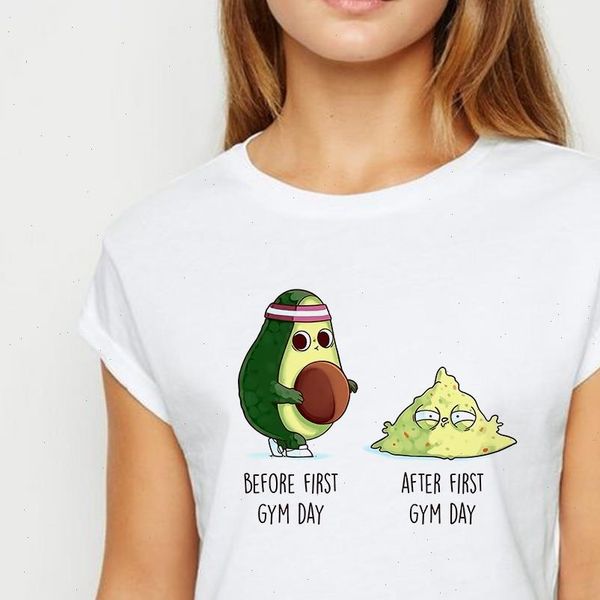 new t shirt female avocado frist gym day tshirt loose spring summer tee shirt funny printing vestidos round neck t shirts, White
new t shirt female avocado frist gym day tshirt loose spring summer tee shirt funny printing vestidos round neck t shirts, White