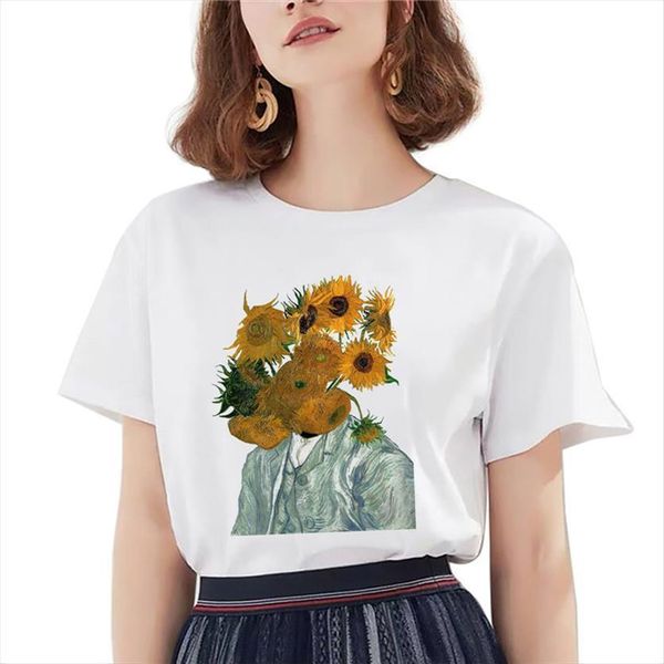 90s vintage fashion tees vincent womens van gogh harajuku aesthetic women oil painting ullzang funny shirt, White
90s vintage fashion tees vincent womens van gogh harajuku aesthetic women oil painting ullzang funny shirt, White