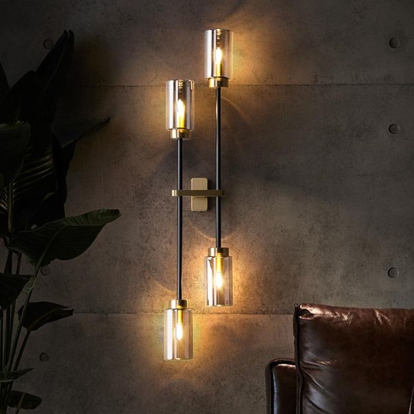 wall lamp modern hall lights personality el villa bedroom glass lampshade creative black copper
wall lamp modern hall lights personality el villa bedroom glass lampshade creative black copper
