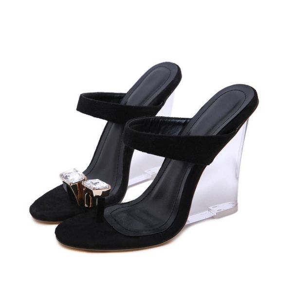 sandals comemore 2021 fashion shoes woman pvc crystal wedges transparent clear high heels summer wedding pumps big size 41, Black
sandals comemore 2021 fashion shoes woman pvc crystal wedges transparent clear high heels summer wedding pumps big size 41, Black