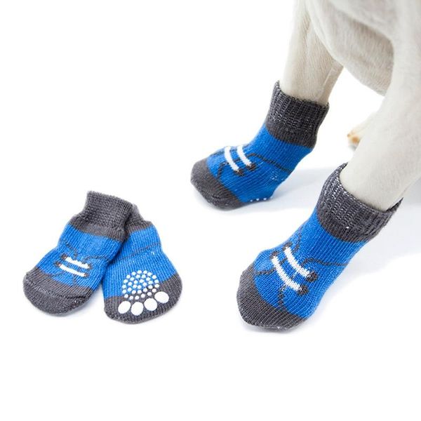 dog apparel 4pcs/set cute puppy knit fake shoelace socks small dogs cotton anti-slip cat shoes autumn winter indoor wear protector
dog apparel 4pcs/set cute puppy knit fake shoelace socks small dogs cotton anti-slip cat shoes autumn winter indoor wear protector